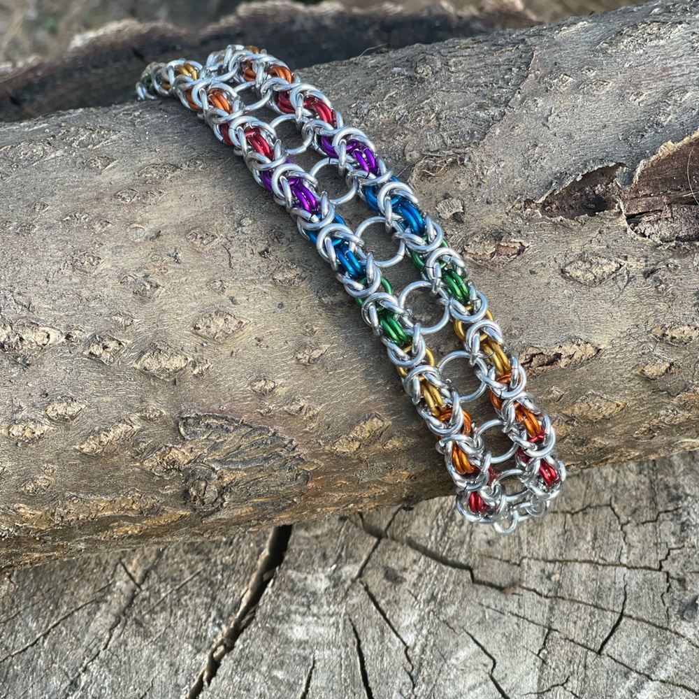 Chain maille bracelet